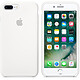 Apple Coque en silicone Blanc Apple iPhone 7 Plus