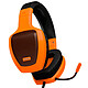 Ozone Rage Z50 Glow (orange) Casque gaming - circum-aural fermé - son stéréo 2.0 - microphone omnidirectionnel rétractable - Jack/Mini-Jack