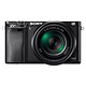 Sony Alpha 6000 + Objectifs 16-50 mm & 55-210 mm Noir Appareil photo hybride 24.3 MP - Ecran LCD 3" - Vidéo Full HD - Wi-Fi - NFC