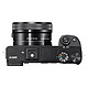 Sony Alpha 6000 + Objectifs 16-50 mm & 55-210 mm Noir pas cher