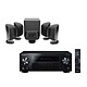 Pioneer VSX-531B + B&W MT-50 Noir Ampli-tuner Home Cinéma 5.1 Bluetooth, HDCP 2.2, et Upscaling Ultra HD 4K avec 4 entrées HDMI + Pack d'enceintes compactes 5.1 avec caisson de graves