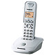 Panasonic KX-TG2511FR Solo Blanc Téléphone DECT sans fil (version française)