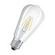 OSRAM Ampoule LED Retrofit Edison E27 4W (40W) A++ Ampoule LED culot E27 filament 4W (40W) 2700K Blanc Chaud