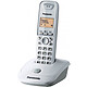 Panasonic KX-TG2521FR Solo Blanc  Téléphone DECT sans fil avec répondeur (version française) 