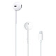 Apple Earpods Lightning (MWTY3ZM/A). Earphones with remote control and microphone and Lightning connector .