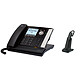 Alcatel Temporis IP770G Téléphone filaire pour VoIP compatible SIP, PoE et base DECT intégrée + casque DECT Alcatel IP70H