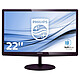 Philips 21.5" LED - 227E6LDSD 1920 x 1080 pixels - 1 ms (gris à gris) - Dalle TN (TFT-LCD) - Format large 16/9 - Noir