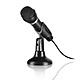 Speedlink Capo Microphone avec support pour PC (compatible karaoké, streaming...)