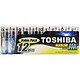 Toshiba Piles Alcalines AAA LR03 (par 12) 12 piles AAA (LR03)
