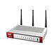 ZyXEL USG20W-VPN Firewall VPN con ranura con Widi y ranura SFP máx. 5 usuarios, 10 túneles 5 puertos 10/100/1000 Mbps + Wifi doble banda AC1750 (AC1300 + N450)
