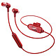 JBL E25BT Rouge Écouteurs intra-auriculaires sans fil Bluetooth avec télécommande et micro