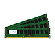 Crucial DDR3 12 Go (3 x 4 Go) 1600 MHz CL11 ECC Registered SR X8 Kit Tri Channel RAM DDR3 PC3-12800 - CT4G3ERSLS8160B (garantie à vie par Crucial) 
