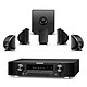 Marantz NR1506 Noir + Focal Sib & Cub 3 Jet Black Ampli-tuner Home Cinema Slim 3D Ready 5.1 DLNA, AirPlay avec HDMI 2.0 4K UHD, Wi-Fi et Bluetooth + Pack d'enceintes 5.1