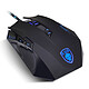 Spirit of Gamer Elite-M60 Ratón para videojugador con cable - para diestros - Sensor óptico de 4000 dpi - 9 botones programables - Luz de fondo azul - Peso ajustable