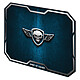 Spirit of Gamer Winged Skull Blue Gamer Mouse Pad (Size M)