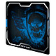 Spirit of Gamer Smokey Skull Bleu Tapis de souris pour gamer (Taille XL)