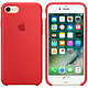 Apple Coque en silicone Rouge Apple iPhone 7  Coque en silicone pour Apple iPhone 7 