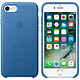 Apple Coque en cuir Bleu Méditerranée Apple iPhone 7 