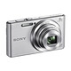 Sony DSC-W830 Argent Appareil photo 20.1 MP - Zoom optique 8x - HD 720p - Écran LCD 2.7"