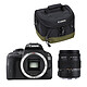 Canon EOS 100D + Sigma 18-250mm F3.5-6.3 DC Macro OS HSM + Canon 100EG Reflex Numérique 18 MP - Ecran tactile 3" - Vidéo Full HD (boîtier nu) + Zoom standard + Fourre-tout