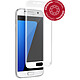 Force Glass Verre Trempé contour blanc Galaxy S7 Protège-écran contour blanc en verre trempé pour Samsung Galaxy S7