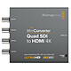 Blackmagic Design Mini Converter Quad SDI to HDMI 4K Mini convertisseur SDI vers HDMI 4K