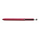TOMBOW Zoom L104 Multi Rouge (SB-TZLB31T) Stylo rechargeable 5-en-1 (stylo noir, stylo rouge, stylet, crayon mécanique et gomme)