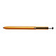 TOMBOW Zoom L104 Multi Orange (SB-TZLB54T) Stylo rechargeable 5-en-1 (stylo noir, stylo rouge, stylet, crayon mécanique et gomme)