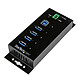 StarTech.com ST4300USBMS Hub USB 3.0 de 4 puertos con protección de sobretensión