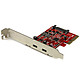 StarTech.com PEXUSB312C Tarjeta controladora PCI-E (2 puertos USB 3.1 Tipo C)