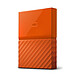 WD My Passport 1Tb Naranja (USB 3.0) Unidad de disco duro externo de 2,5" en puerto USB 3.0 / USB 2.0