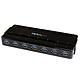 StarTech.com ST7300USB3B Concentrador USB 3.0 de 7 puertos con protección contra sobretensiones