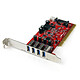StarTech.com PCIUSB3S4 Tarjeta controladora PCI (4 puertos USB 3.0)