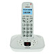 Logicom Confort 155T Blanc Téléphone DECT sans fil pour senior avec haut parleur et répondeur (version française)