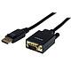 StarTech.com DP2VGAMM6 Adaptateur DisplayPort vers VGA (Mâle/Mâle) - 1.8m