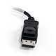 Avis StarTech.com Adaptateur DisplayPort 1.2 vers DVI-D 1080p - M/F - 0.1 m