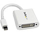 StarTech.com MDP2DVI White Passive Mini-DisplayPort to DVI-I Adapter (Male/Female) - 0.12 m