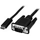 StarTech.com CDP2VGAMM1MB Cable adaptador USB-C a VGA - 1 m