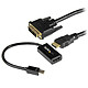 StarTech.com MDPHDDVIKIT Kit de connectiques MiniDP/DVI avec adaptateur actif Mini DisplayPort vers HDMI (Mâle/Femelle) + Câble HDMI vers DVI-D (Mâle/Mâle)