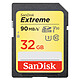 SanDisk Carte mémoire SDHC Extreme UHS-1 U3 V30 32 Go Carte mémoire SDHC UHS-I U3 V30 classe 10 32 Go