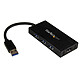 StarTech.com USB32HDEH3 Adaptateur USB 3.0 vers HDMI (1920 x 1200 pixels) avec hub USB à 3 ports