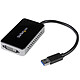 StarTech.com USB32DVIEH Adaptador de vídeo externo USB 3.0 a DVI-I (1920 x 1200 píxeles)