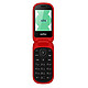 Echo Clap Plus 2 Rouge Téléphone 2G Dual SIM - RAM 32 Mo - Ecran 2.4" - 64 Mo - Bluetooth 2.0 - 600 mAh