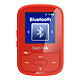 SanDisk Clip Sport Plus Rojo Reproductor MP3 - 16GB - Pantalla LCD a color de 1.44" - Radio FM - Bluetooth - USB
