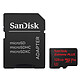 SanDisk Extreme Plus microSDXC UHS-I U3 V30 128 Go + Adaptateur SD Carte mémoire MicroSDXC UHS-I U3 V30 128 Go