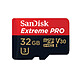 SanDisk Extreme PRO microSDHC UHS-I U3 32 Go + Adaptateur SD Carte mémoire MicroSDHC UHS-I U3 32 Go avec adaptateur SD
