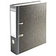 Exacompta Lever Arch File Marbr 80mm Grey 2 ring binder with 80mm spine for A4 documents