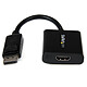 StarTech.com DP2HDS negro Adaptador de DisplayPort activo a HDMI (macho/hembra) - 1920 x 1200