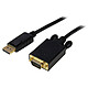 StarTech.com DP2VGAMM15B Adaptateur DisplayPort vers VGA (Mâle/Mâle) - 4.5m