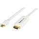 StarTech.com MDP2HDMM2M Blanco Mini DisplayPort 1.2 macho / HDMI 4K macho Cable Mini DisplayPort (2 metros)